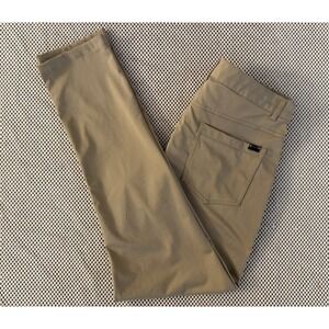 Mens Barbell Slim Straight Chino Performance Pants Size 30 Athletic Stretch